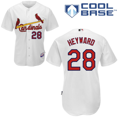 Jason Heyward #28 mlb Jersey-St Louis Cardinals Women's Authentic Home White Cool Base Baseball Jersey